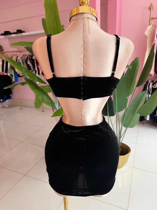 Velvet Rhine dress