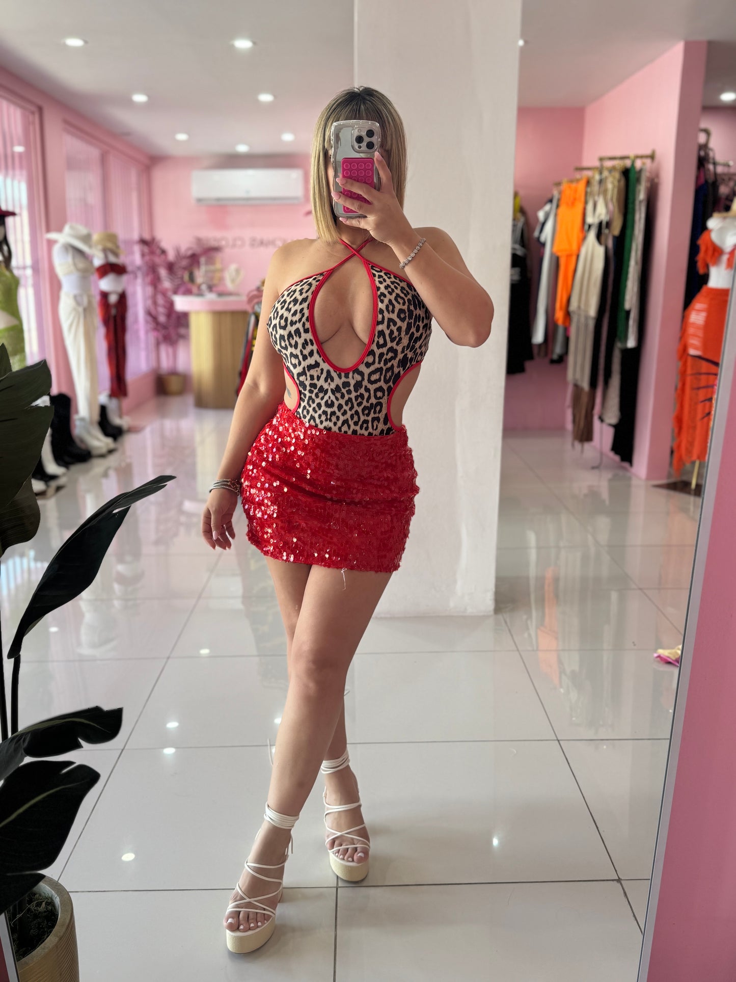 Sequins colors Skirt