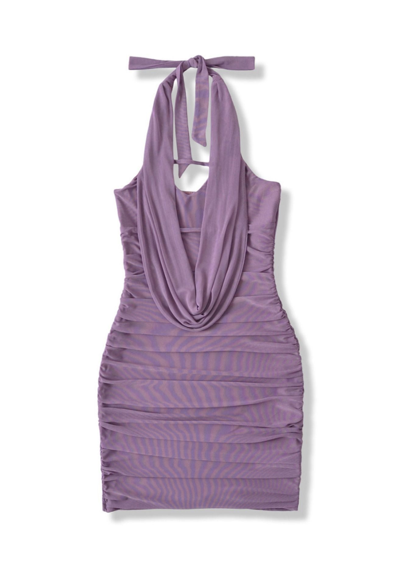 Mesh Halter mini Dress