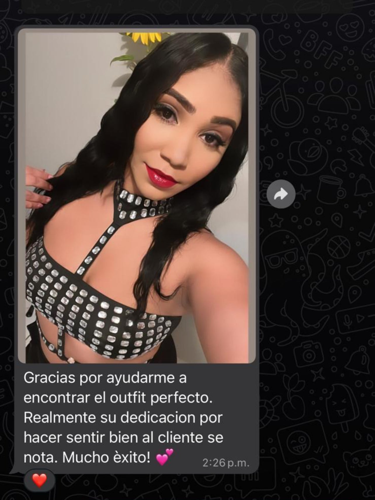 Bad Btch Rhinestone Top