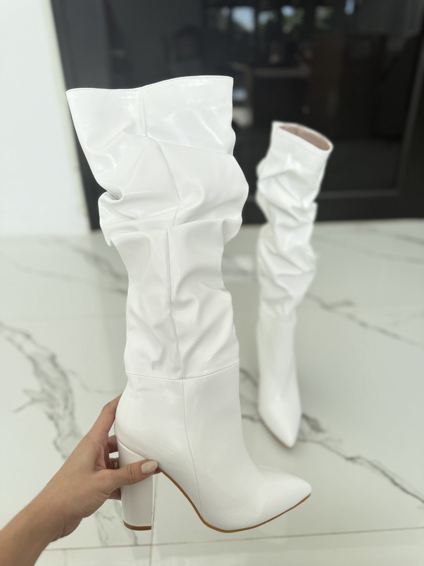 Botas fruncidas