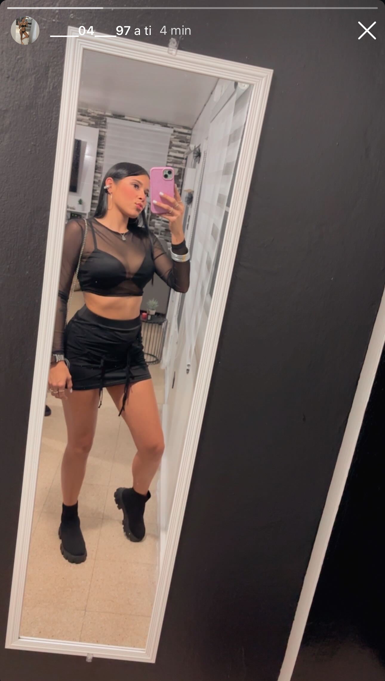 Set Mesh skirt