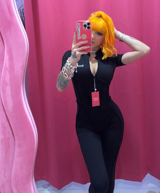 Wonder TShirt Zipper Jumpsuit