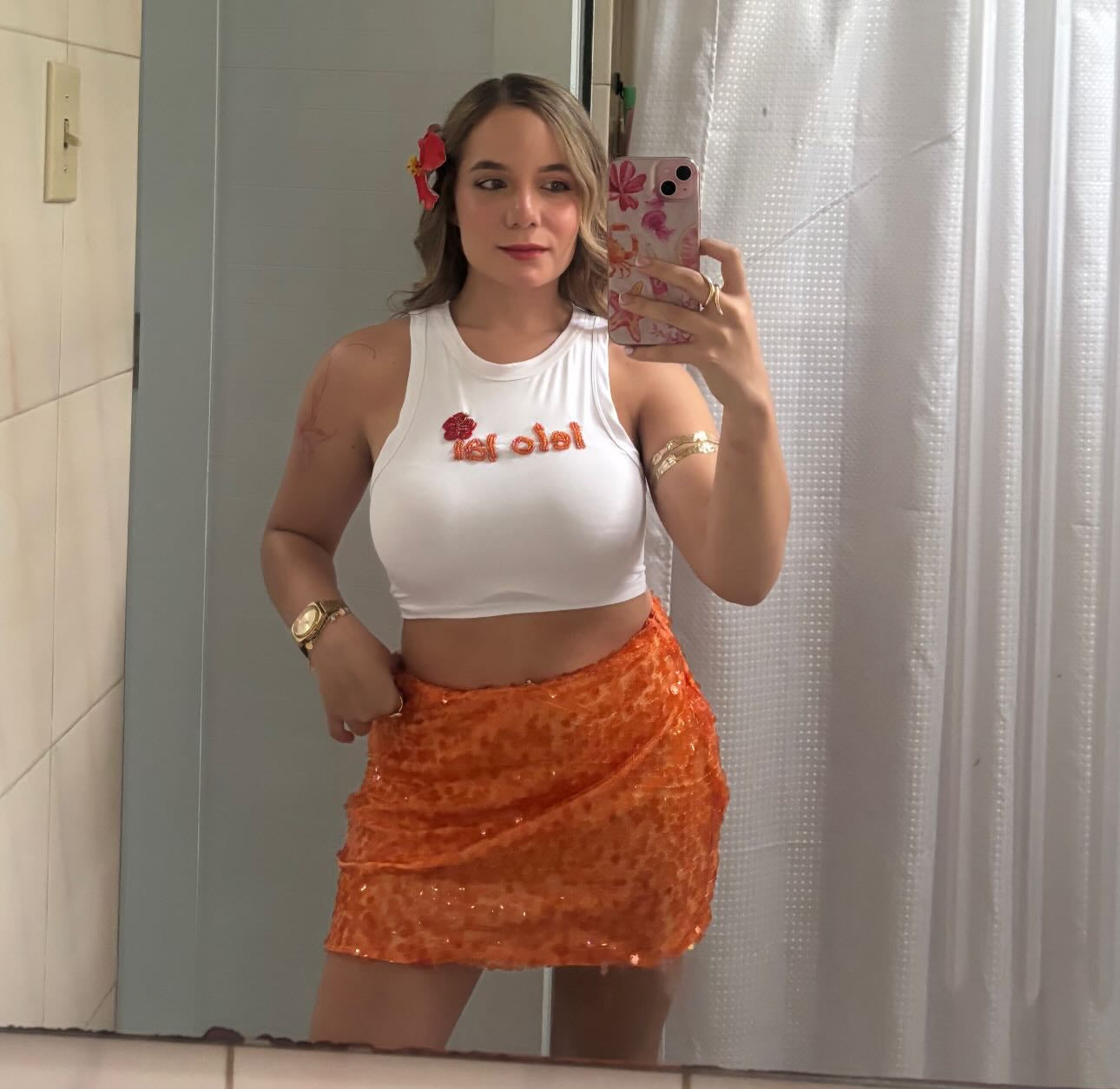 Sequins colors Skirt