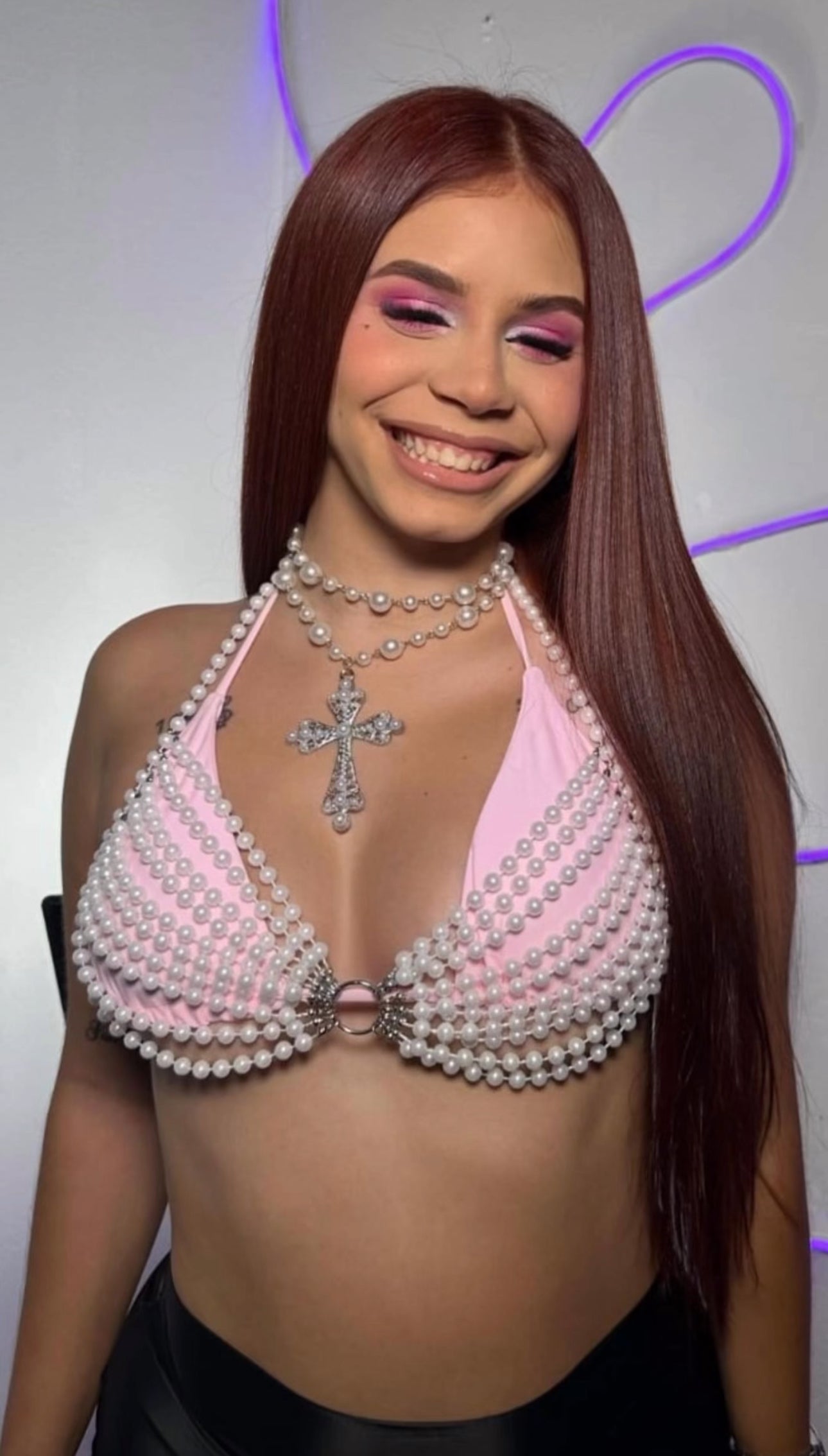 Árabe perlas top