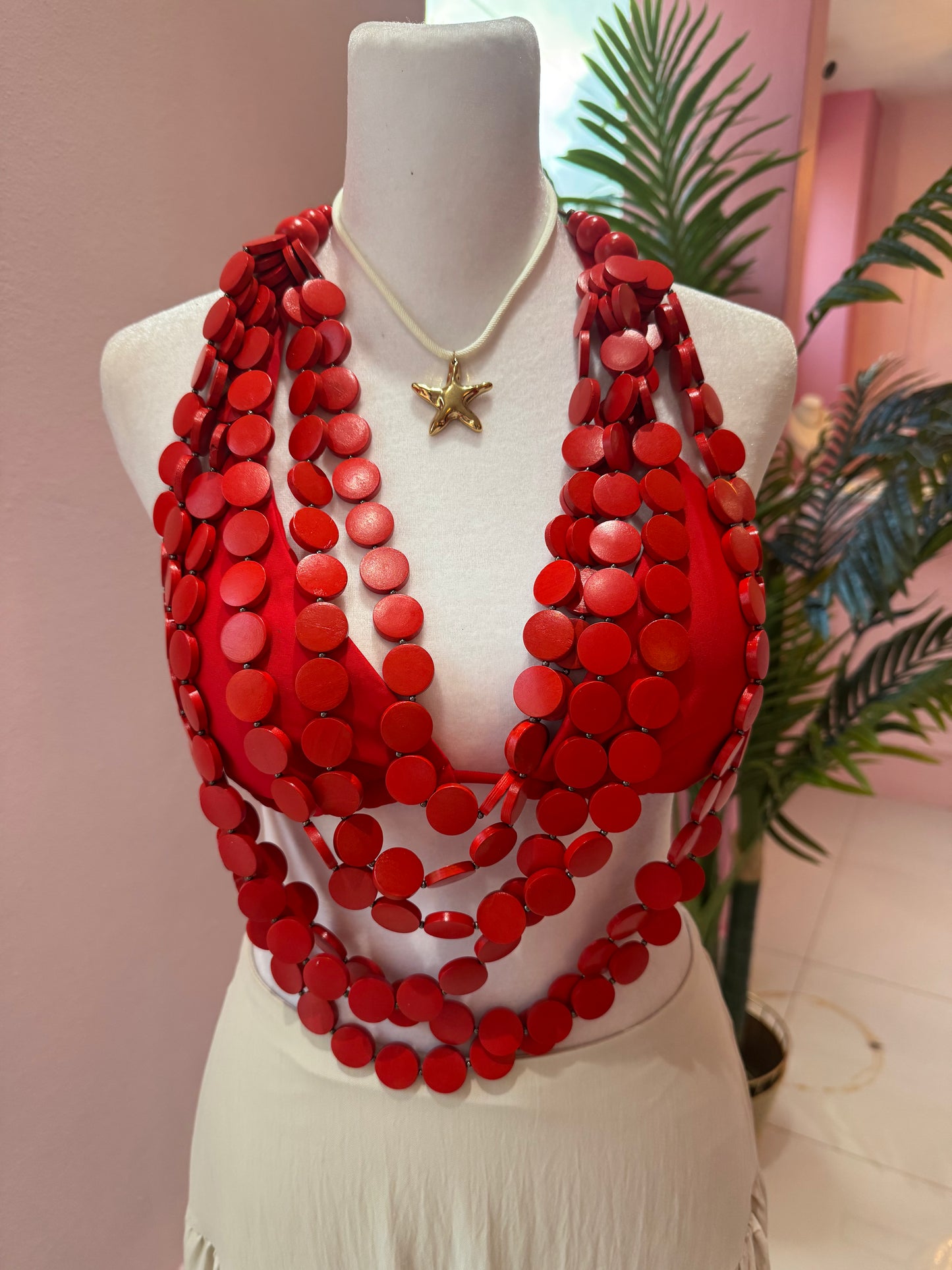 Accesorio top rojo