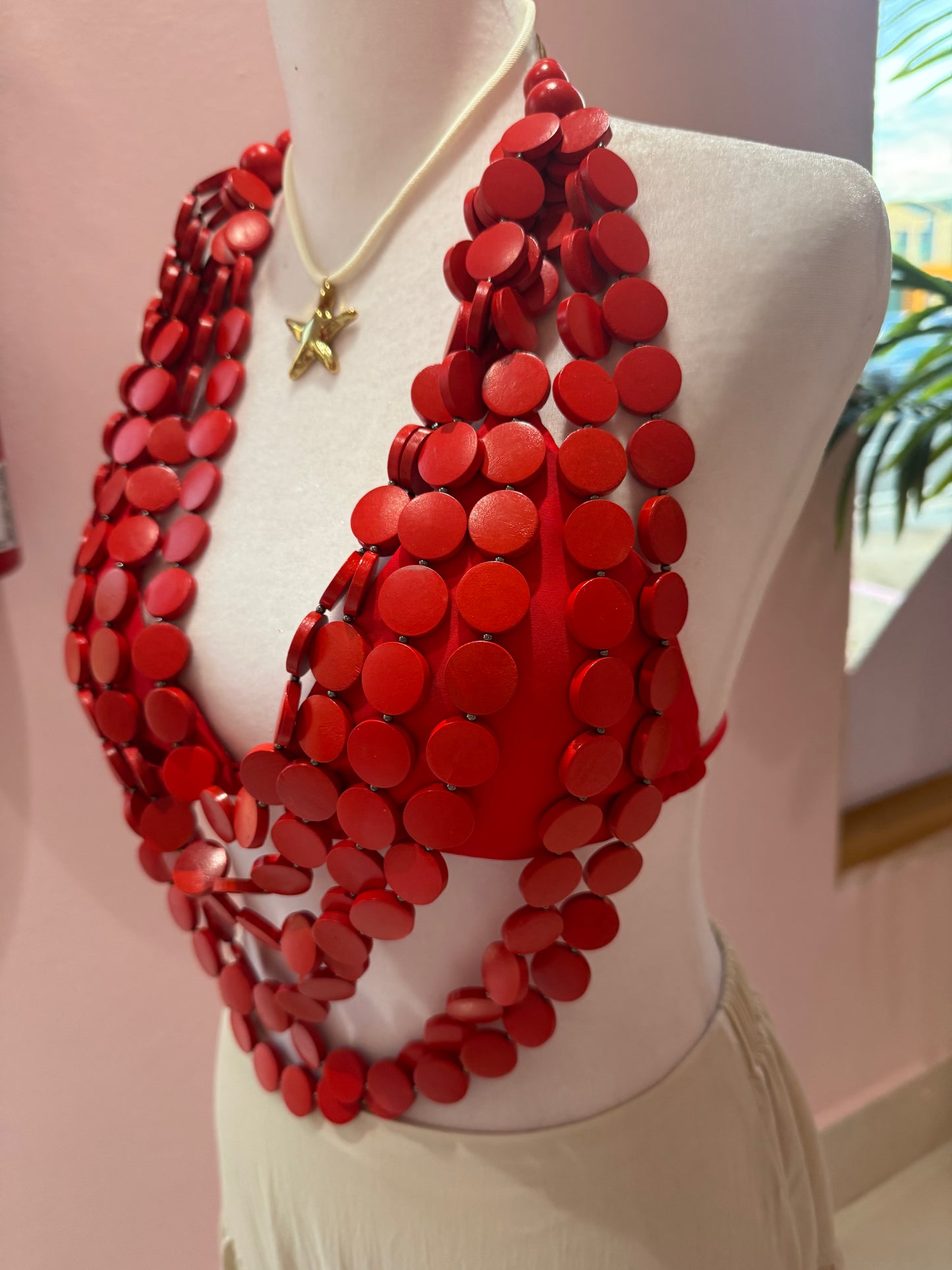 Accesorio top rojo