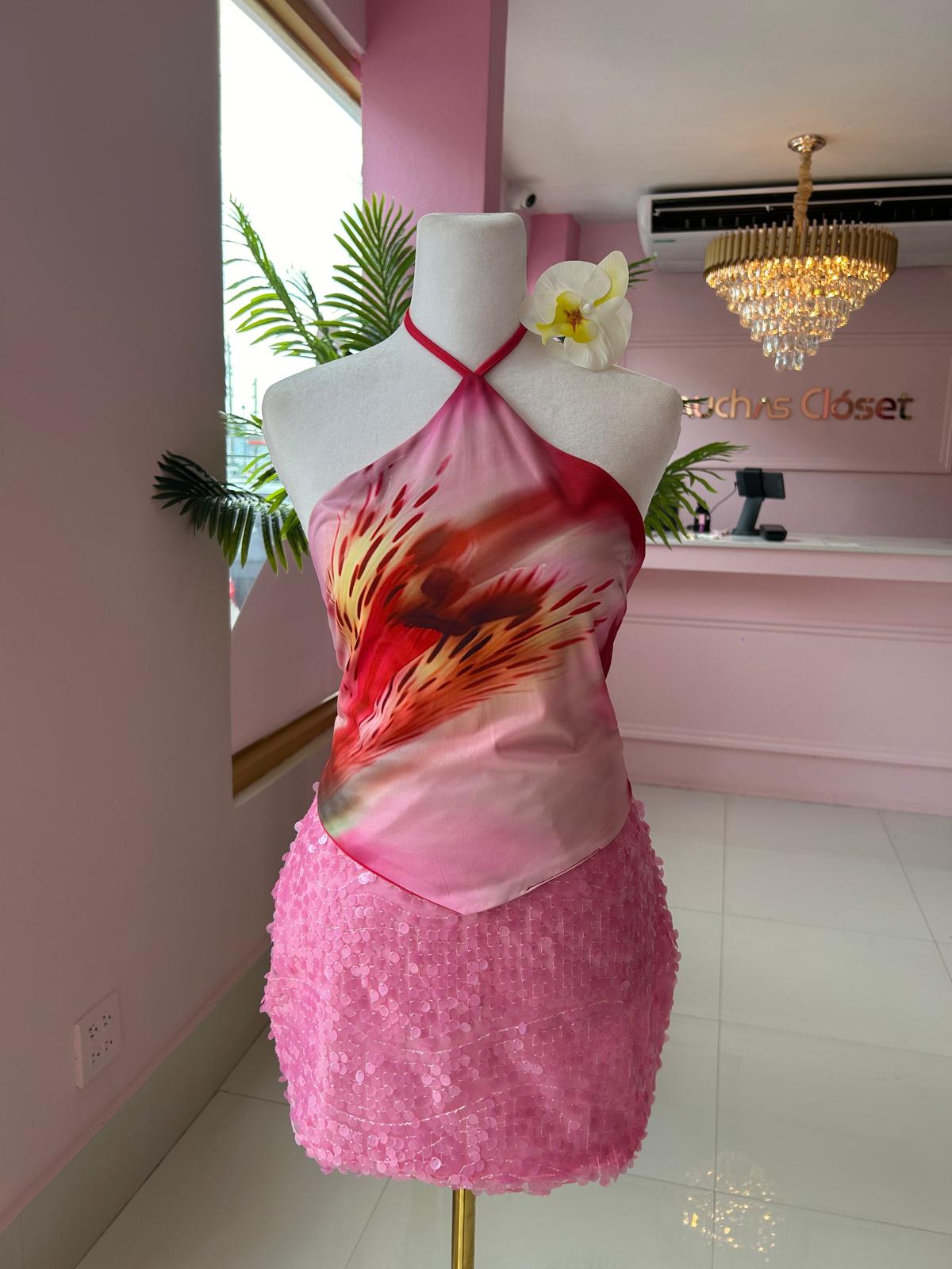 Flor Diamante top