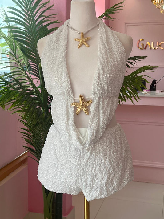 Star MICRO Sequins short set