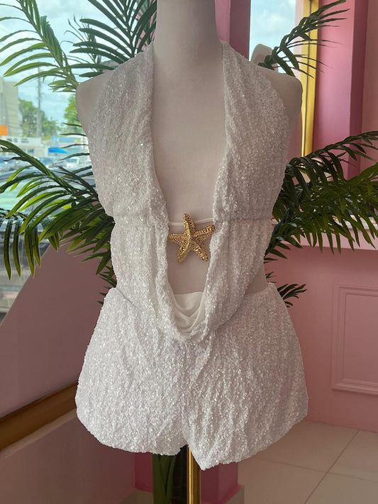 Star MICRO Sequins short set