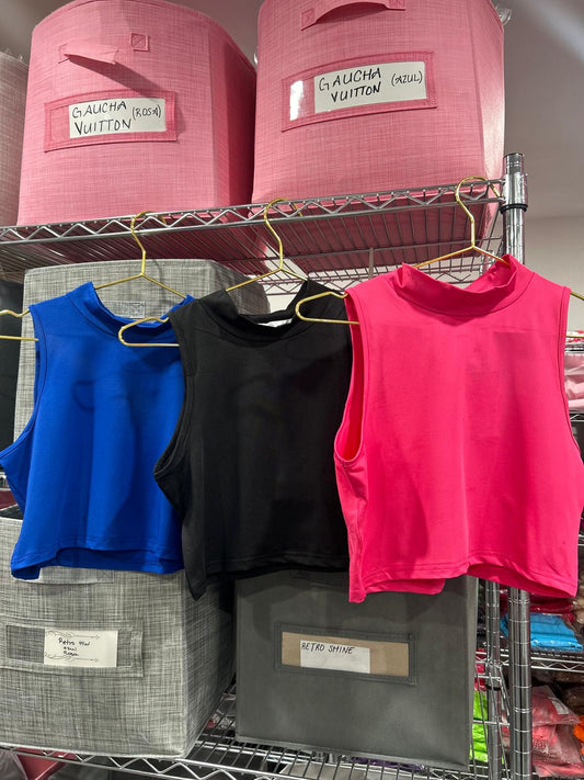 Basic turtle neck top (negro)