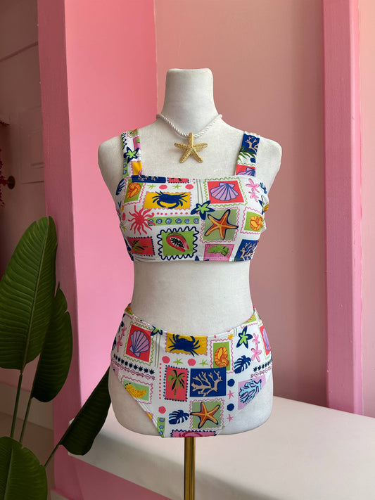 High Waist beach bikini set