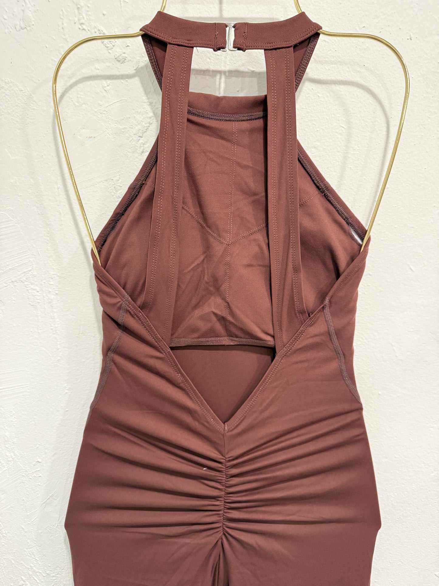 Skinny Neck Sport Jumpsuit