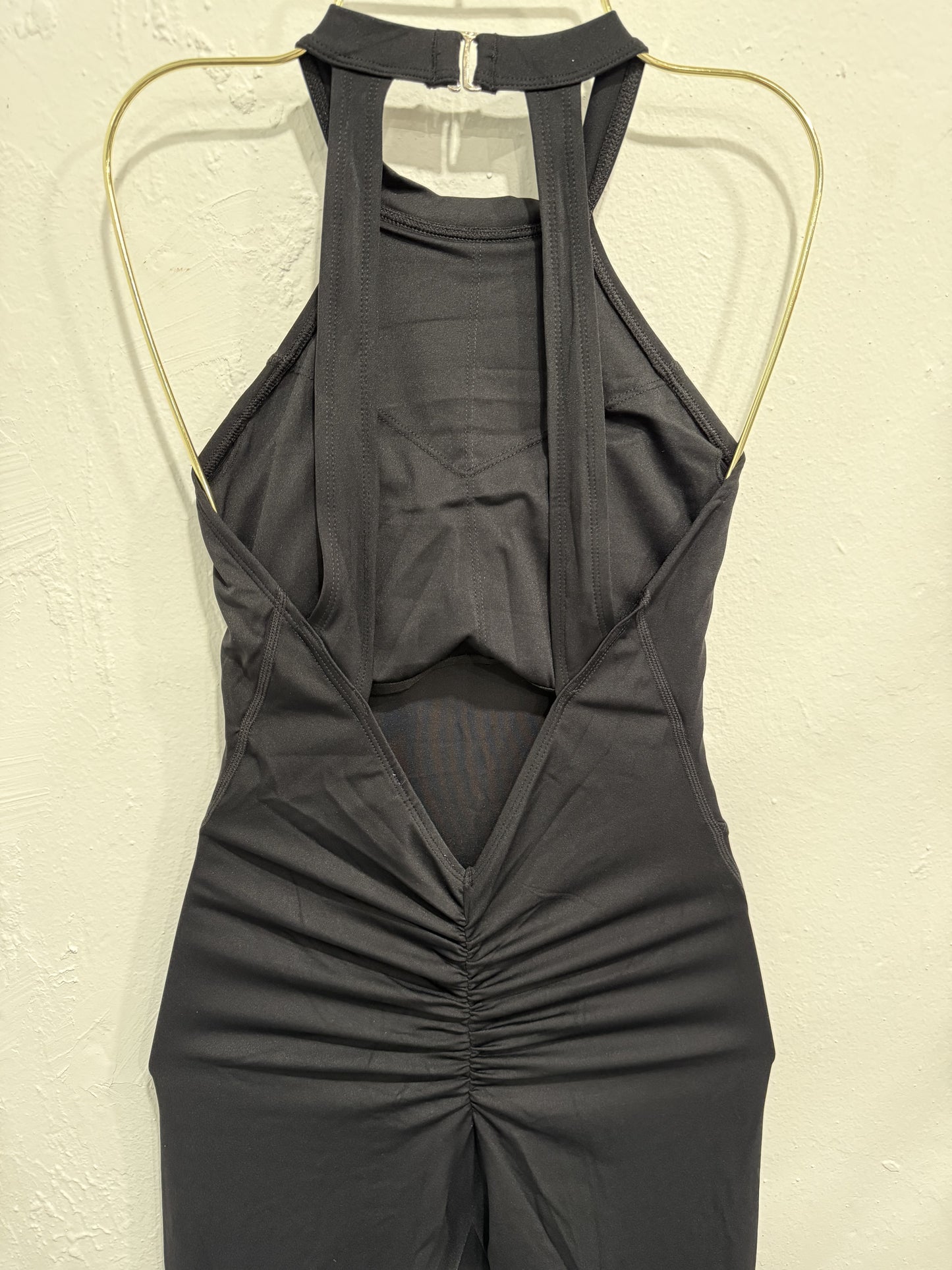Skinny Neck Sport Jumpsuit