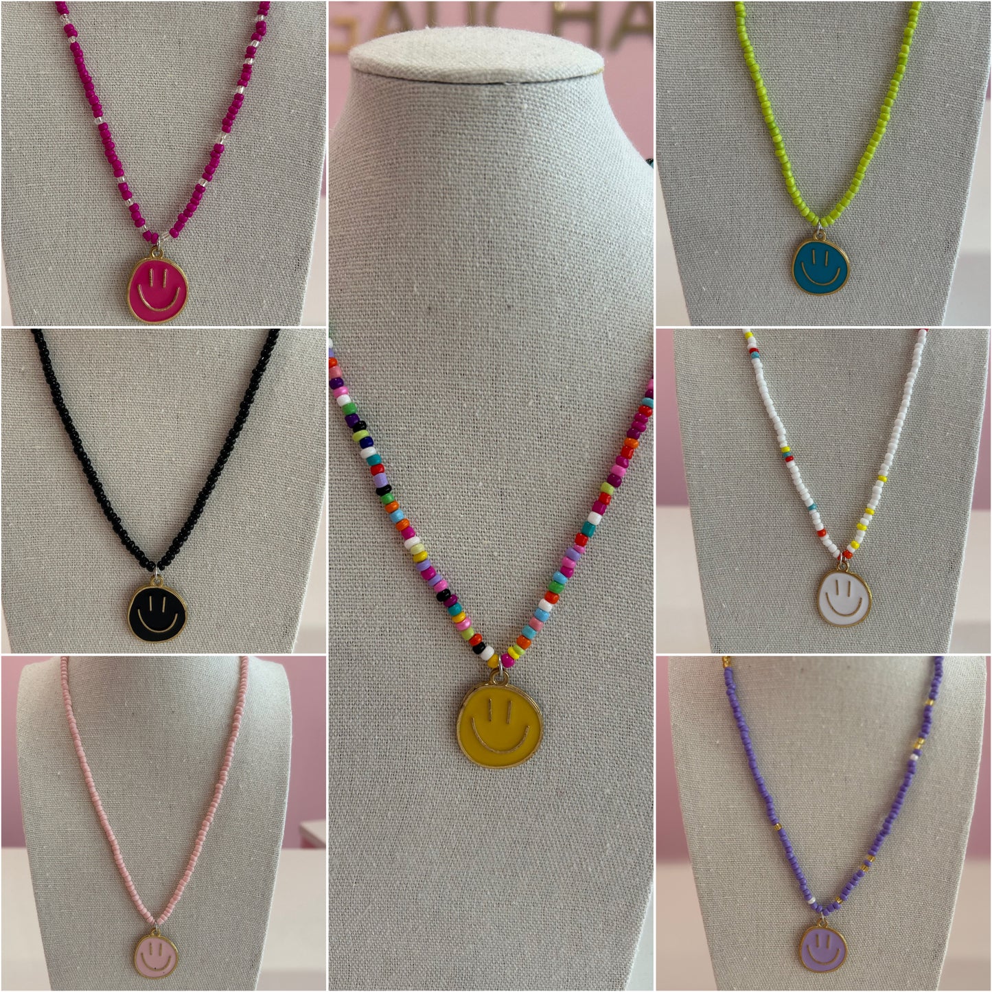 Happy Face Necklace