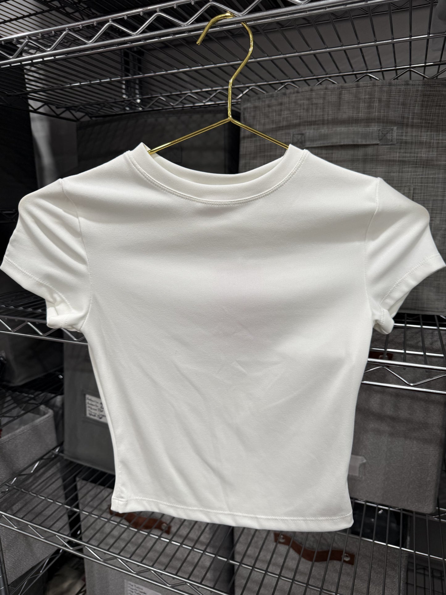 Tshirt Basic Crop Top