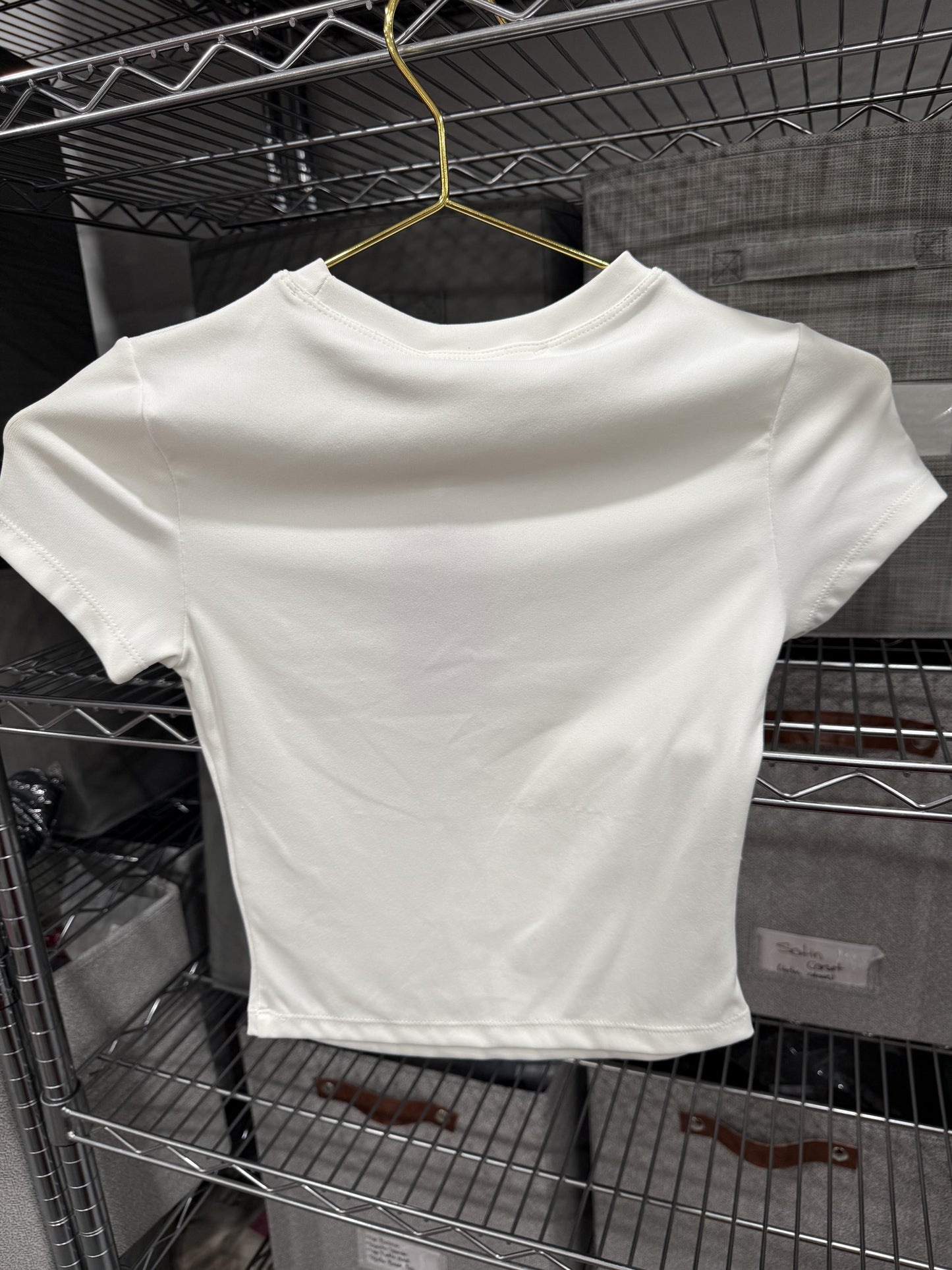 Tshirt Basic Crop Top