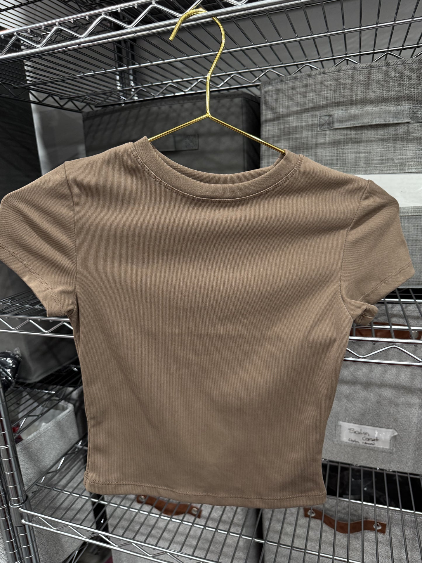 Tshirt Basic Crop Top