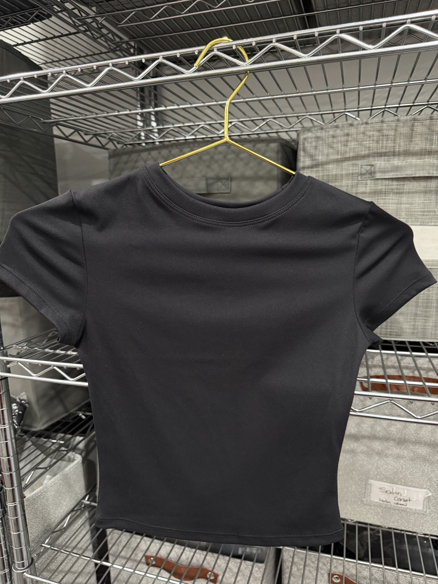 Tshirt Basic Crop Top