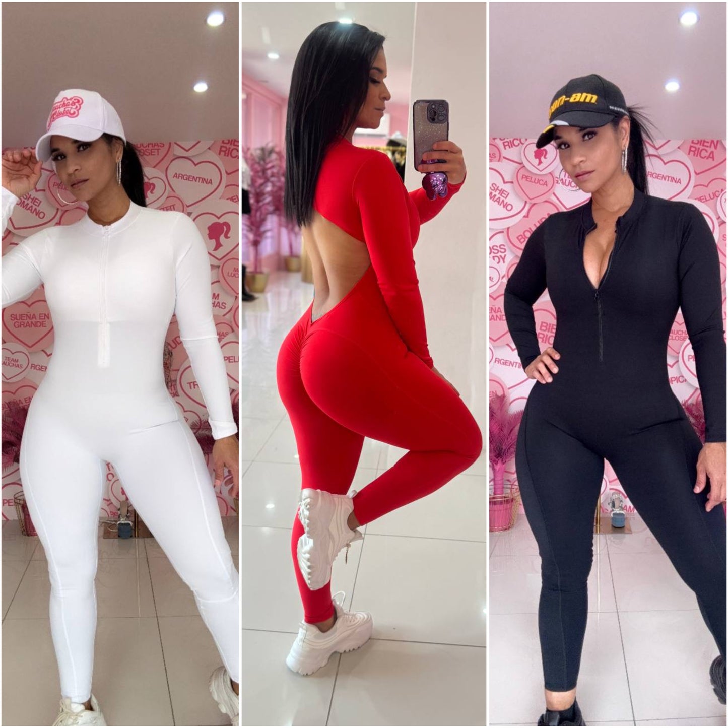 Jumpsuit zipper Skinny (espalda descubierta) sport