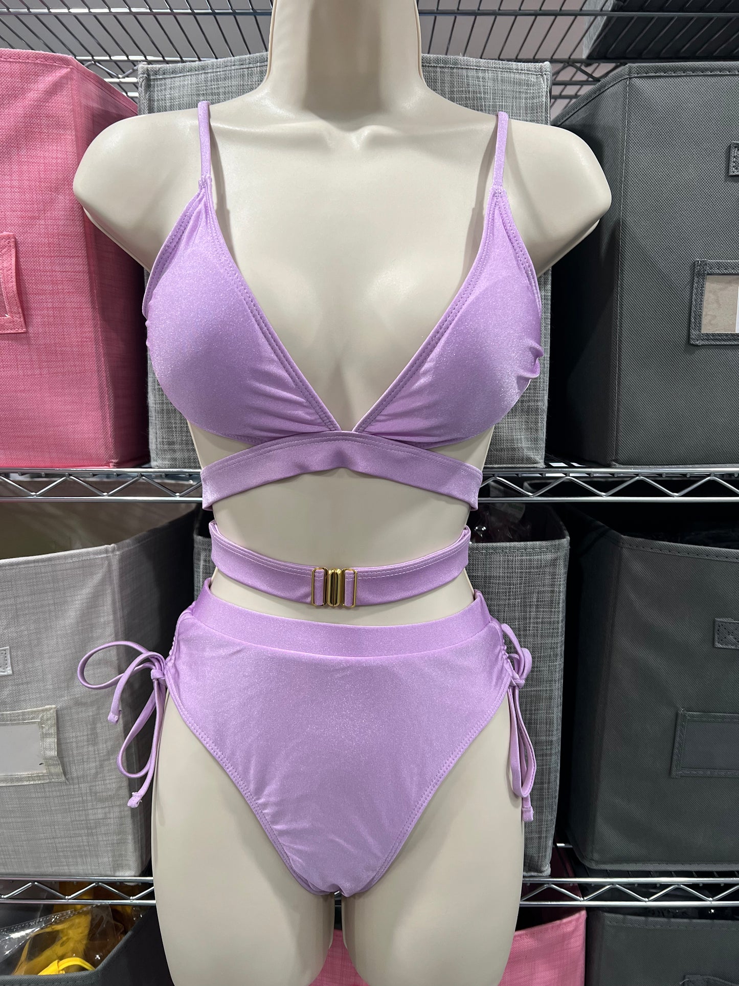 Hight Waist bikini fruncido XL