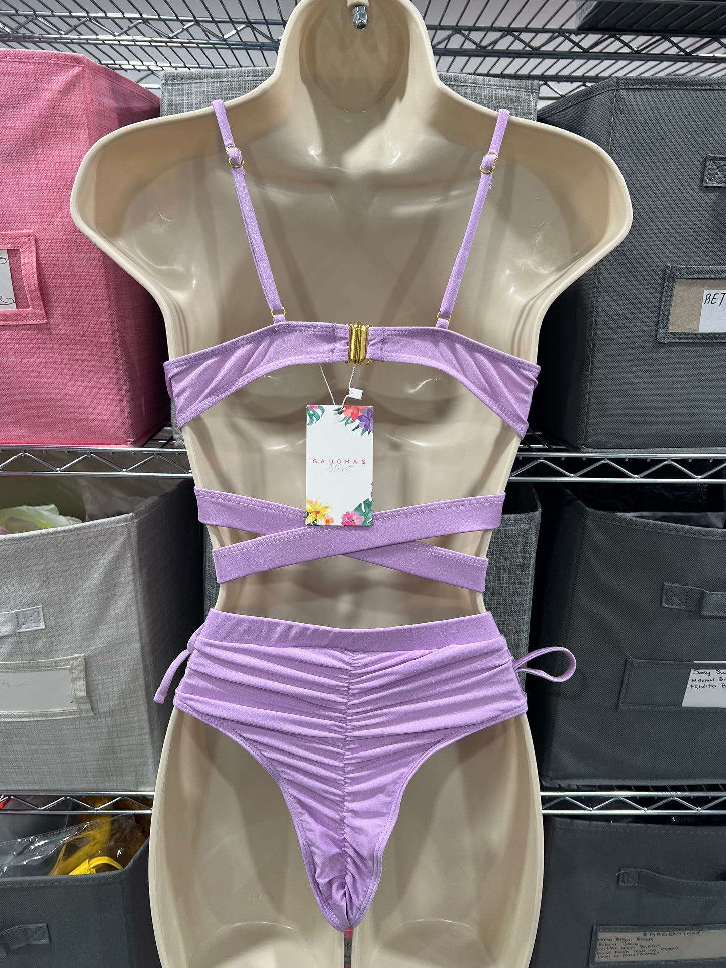 Hight Waist bikini fruncido XL