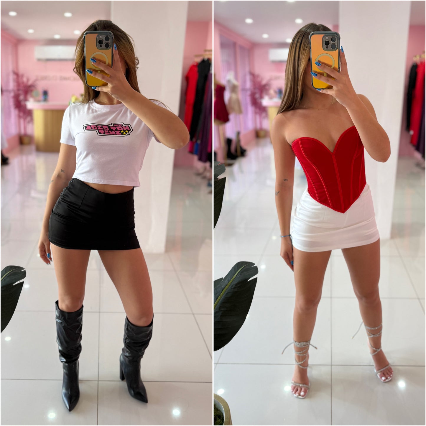 Satin Skort