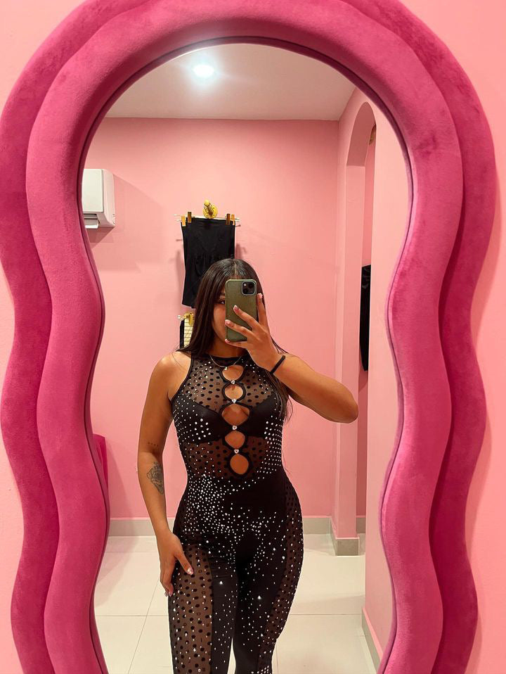 Jumpsuit Rhinestones
