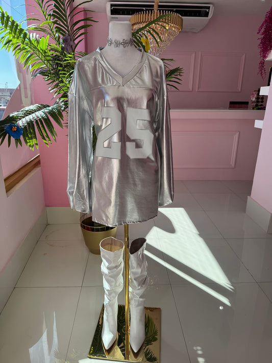 Metallic Oversize top