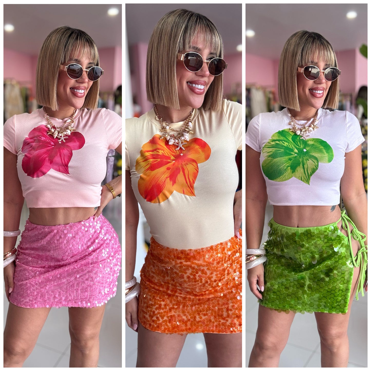 Flower basic Tshirt