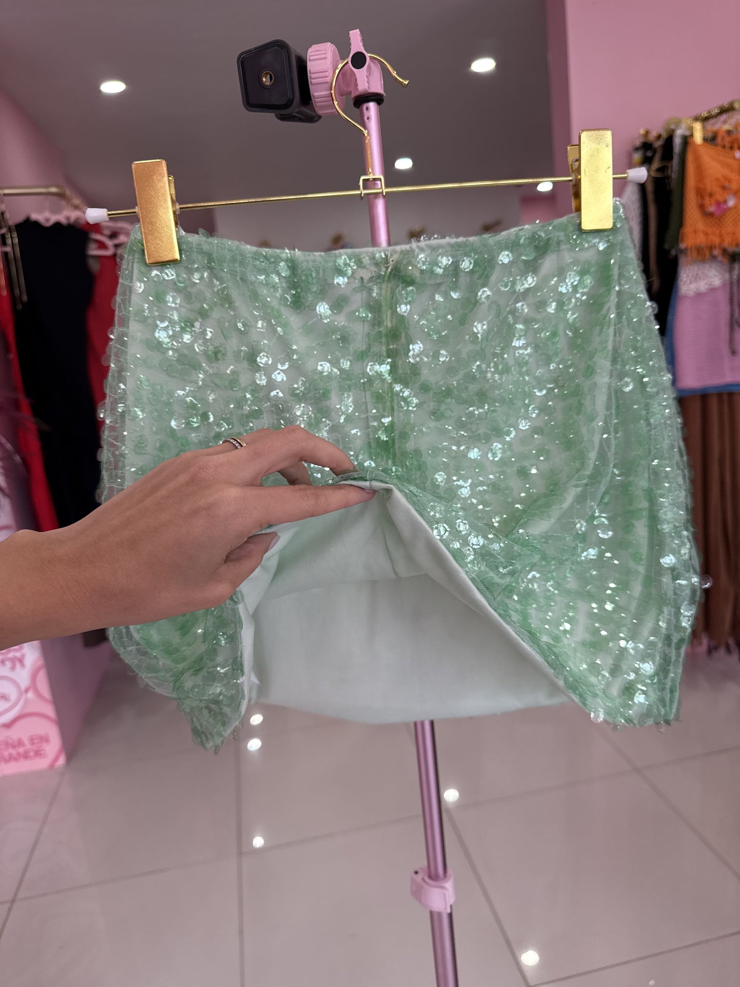 Sequins colors Skirt