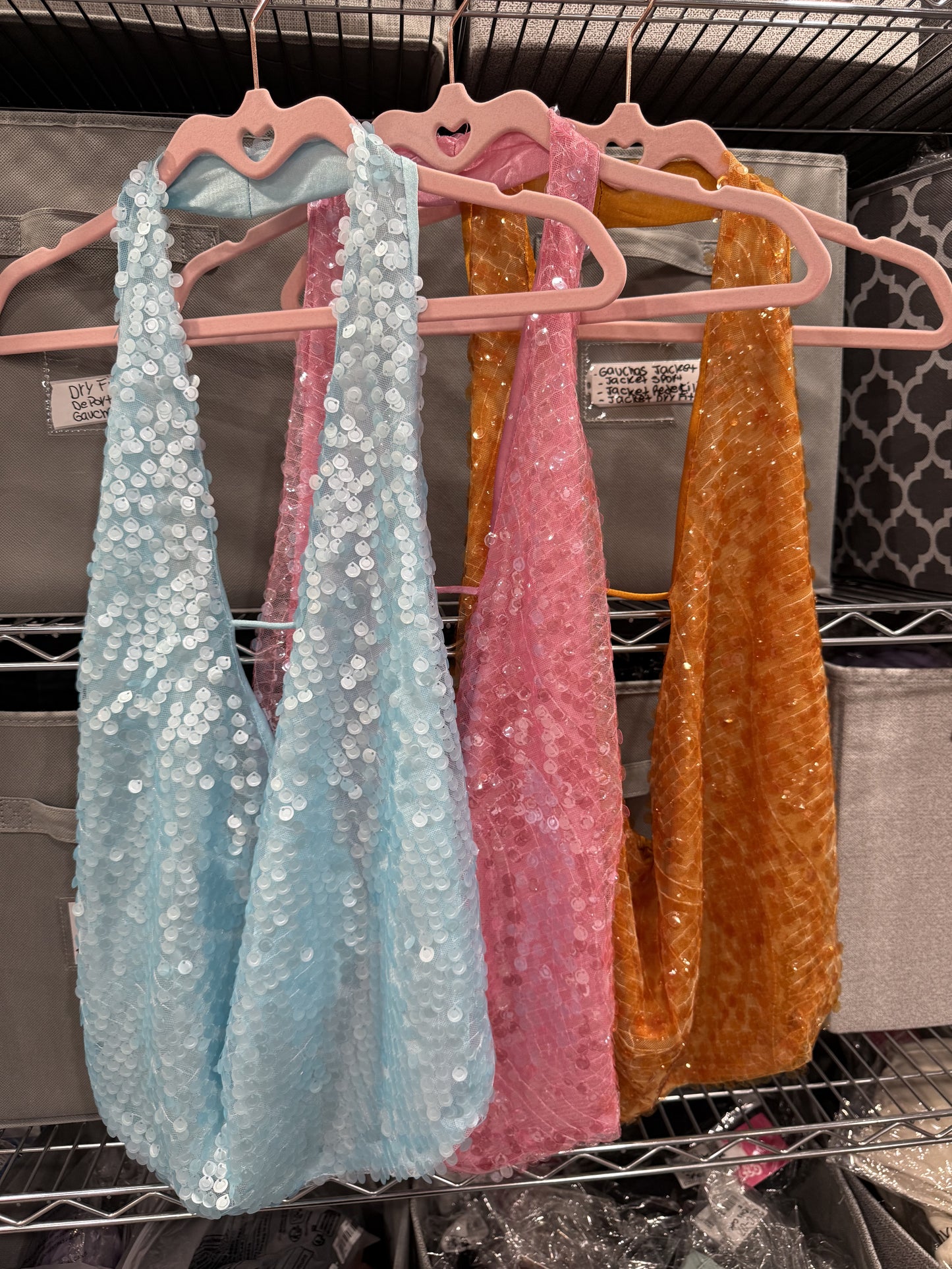 Sequins Colors halter top