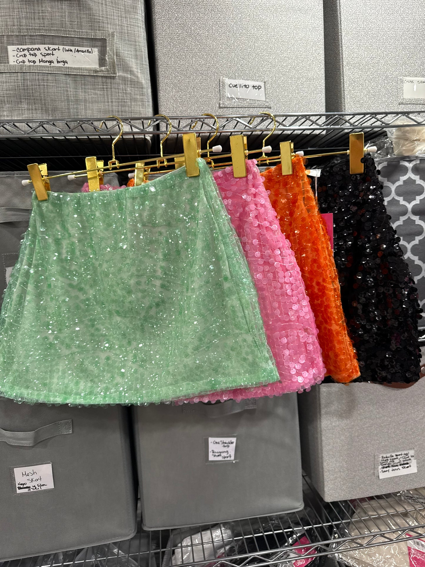 Sequins colors Skirt