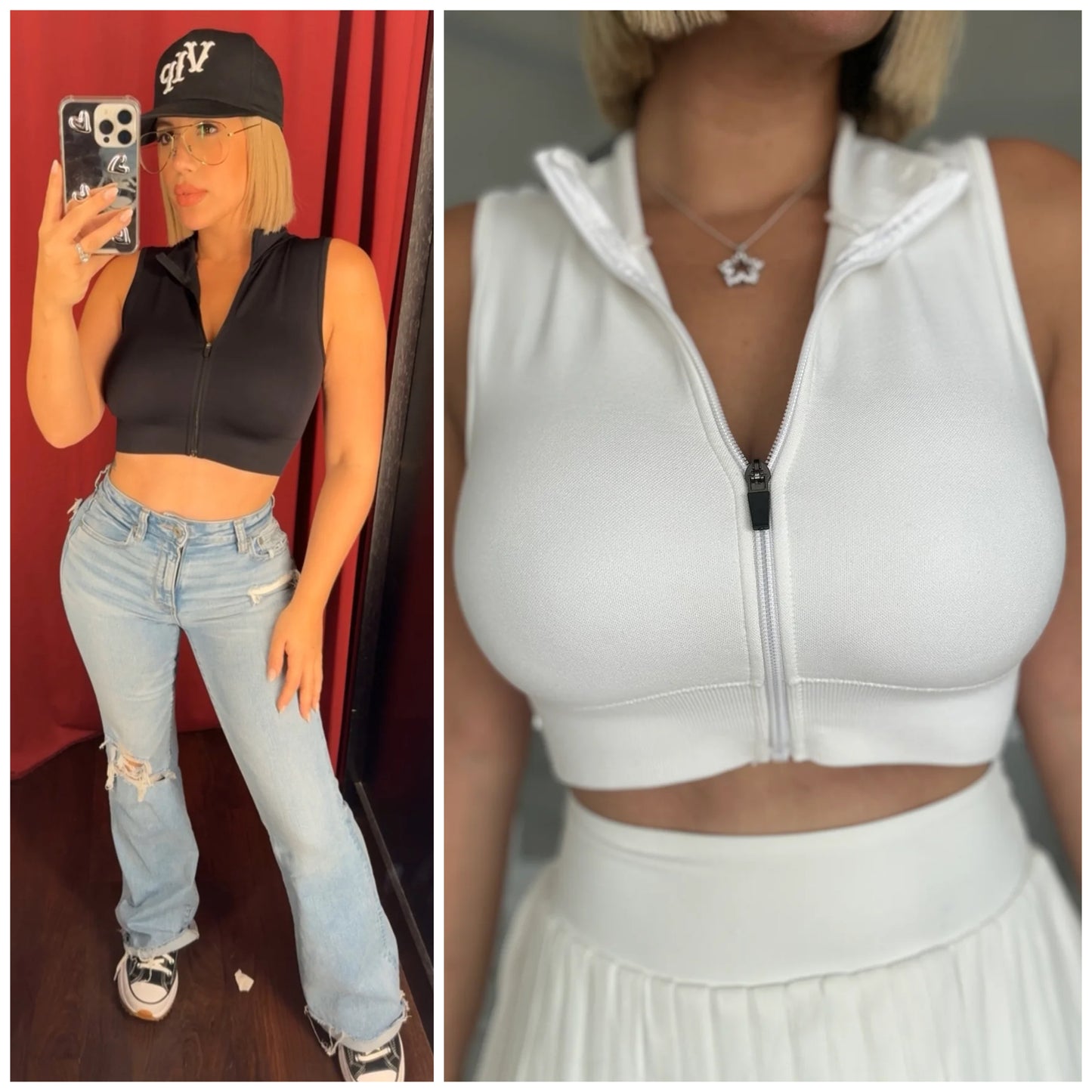 Zipper Sport top