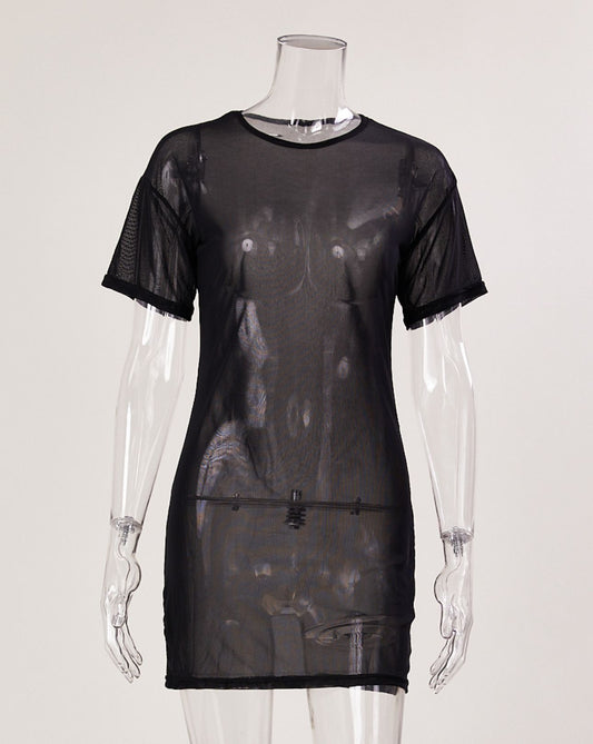 Mesh Dress oversize