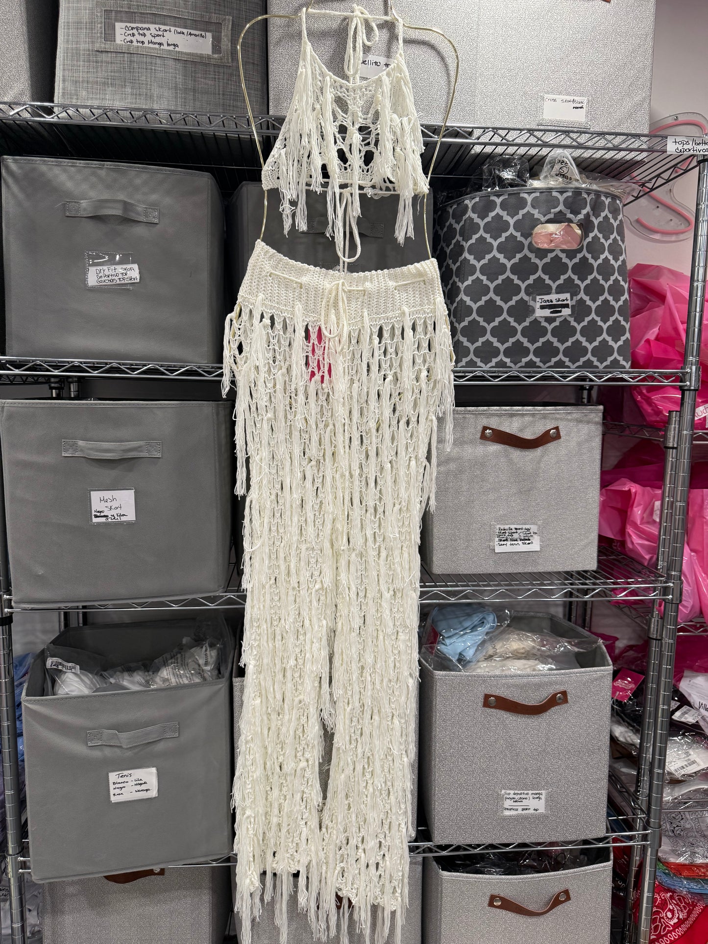 Crochet Flecos Pant set