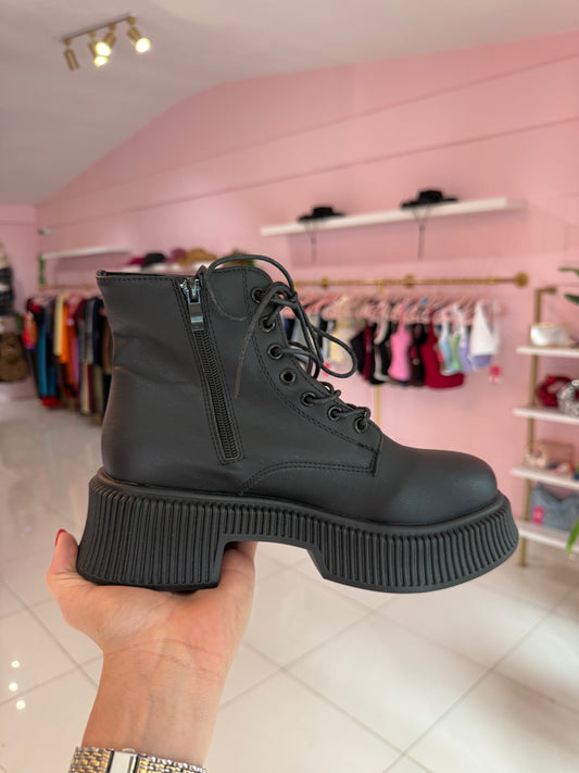 Low combat botas