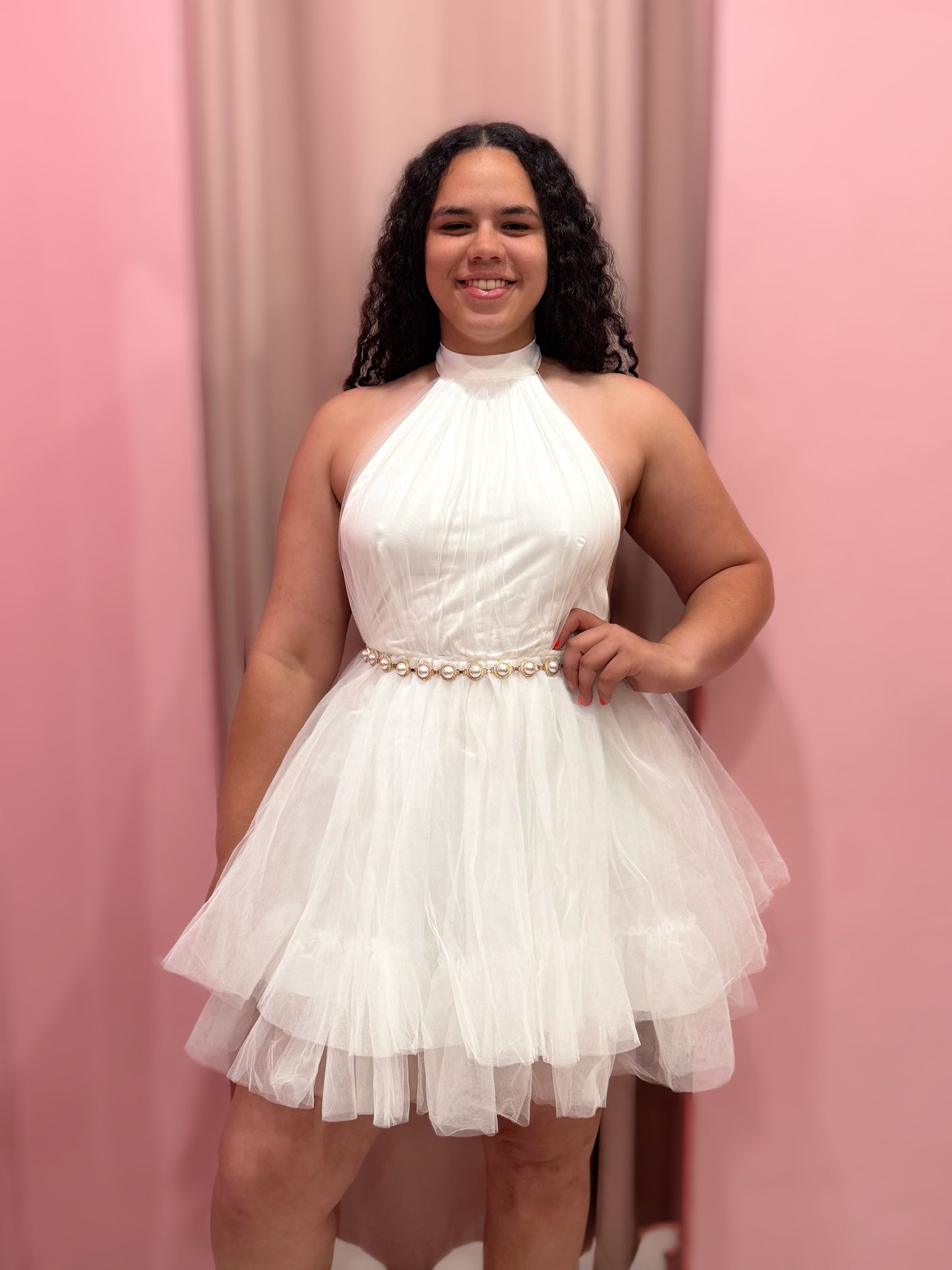 Swan Mesh dress Medium