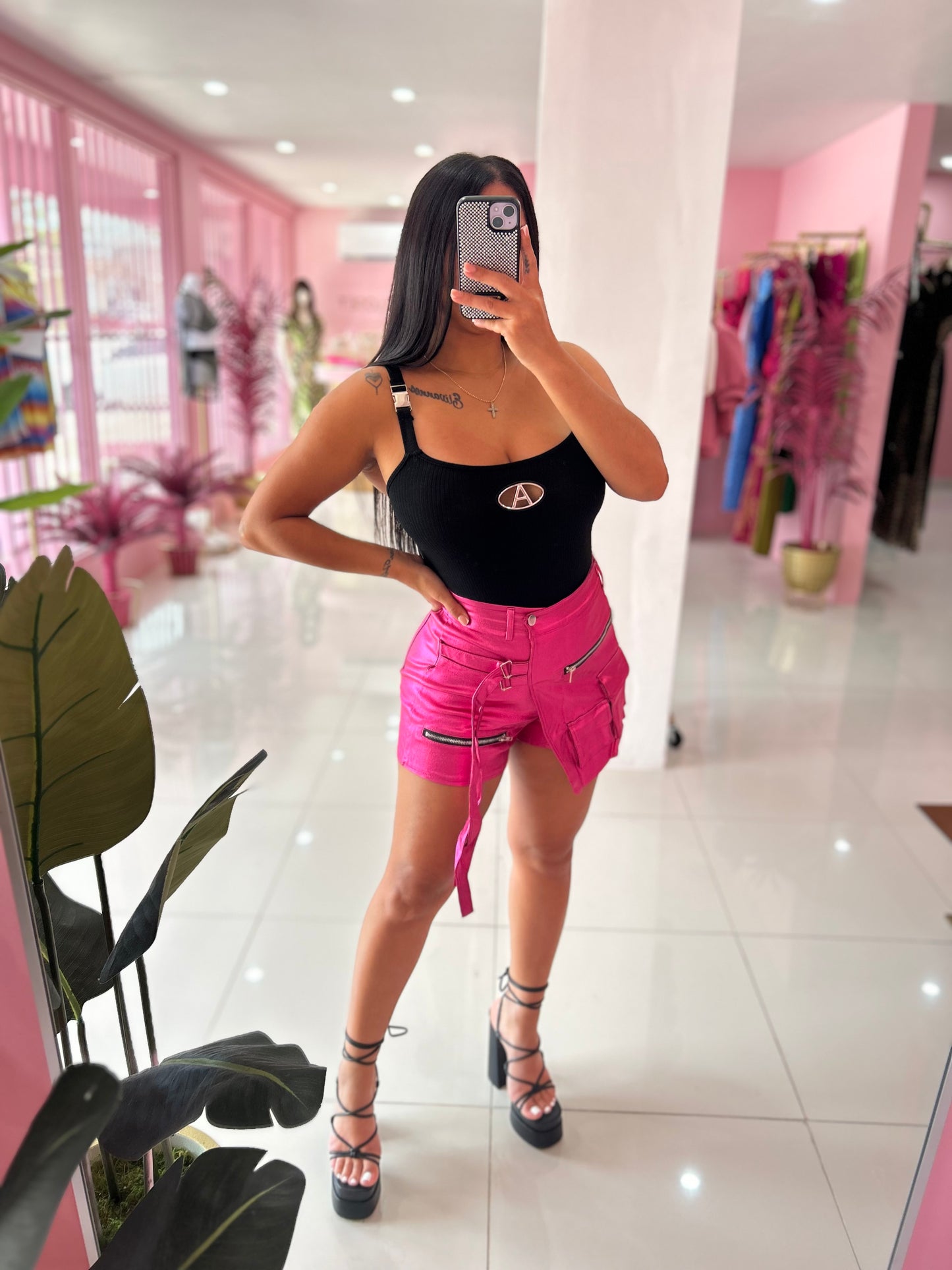 Metallic Skort