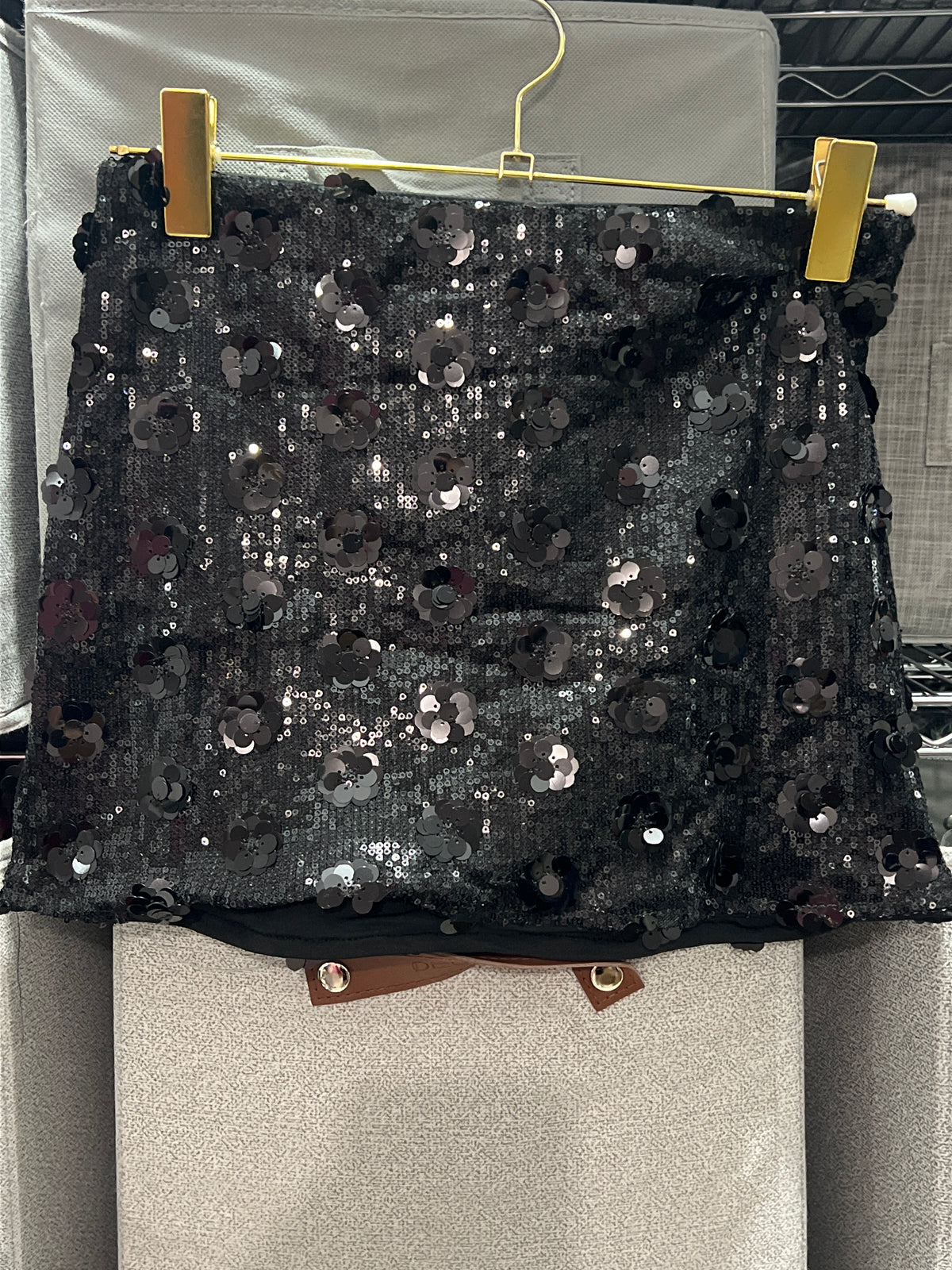 Flor Sequins Skirt