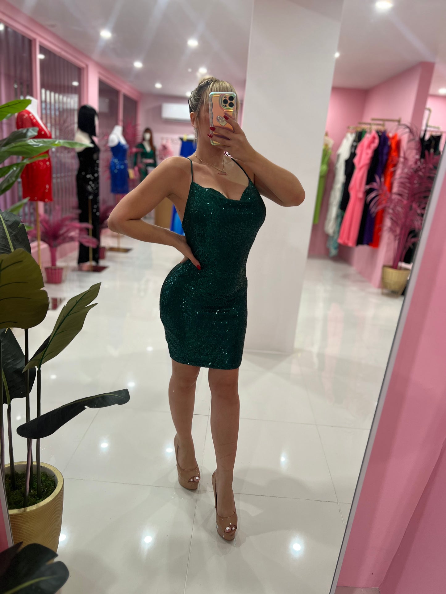 Sequins fiesta dress