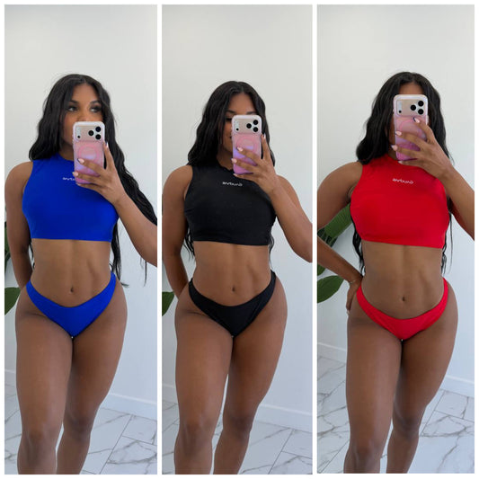 Turtle neck G Swimsuit