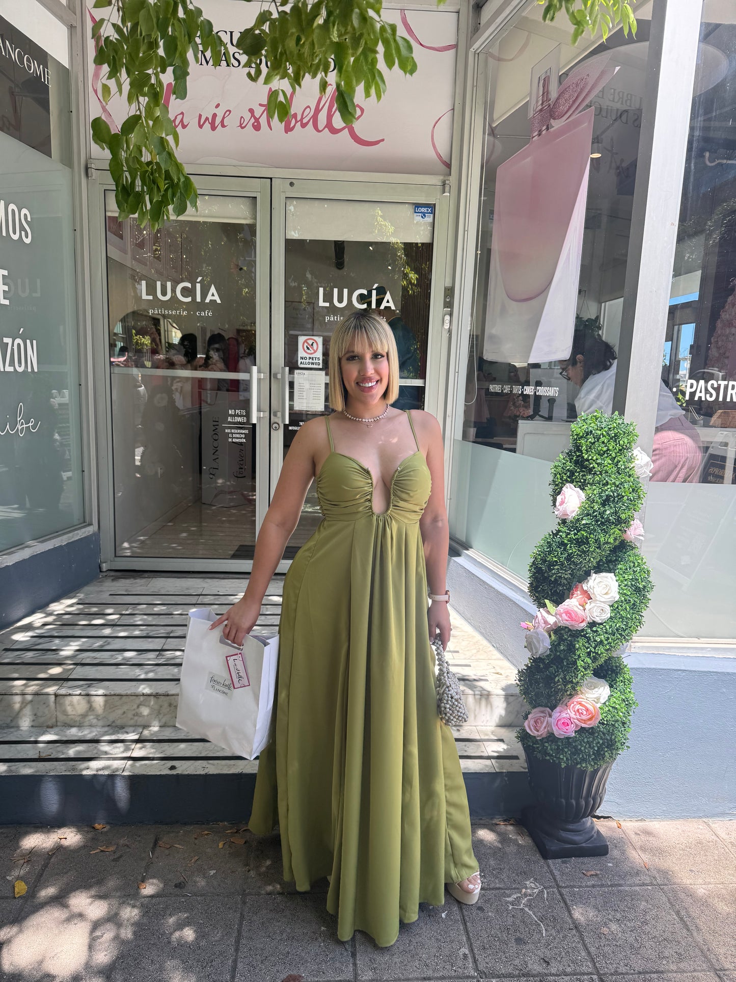 Olive Maxi dress
