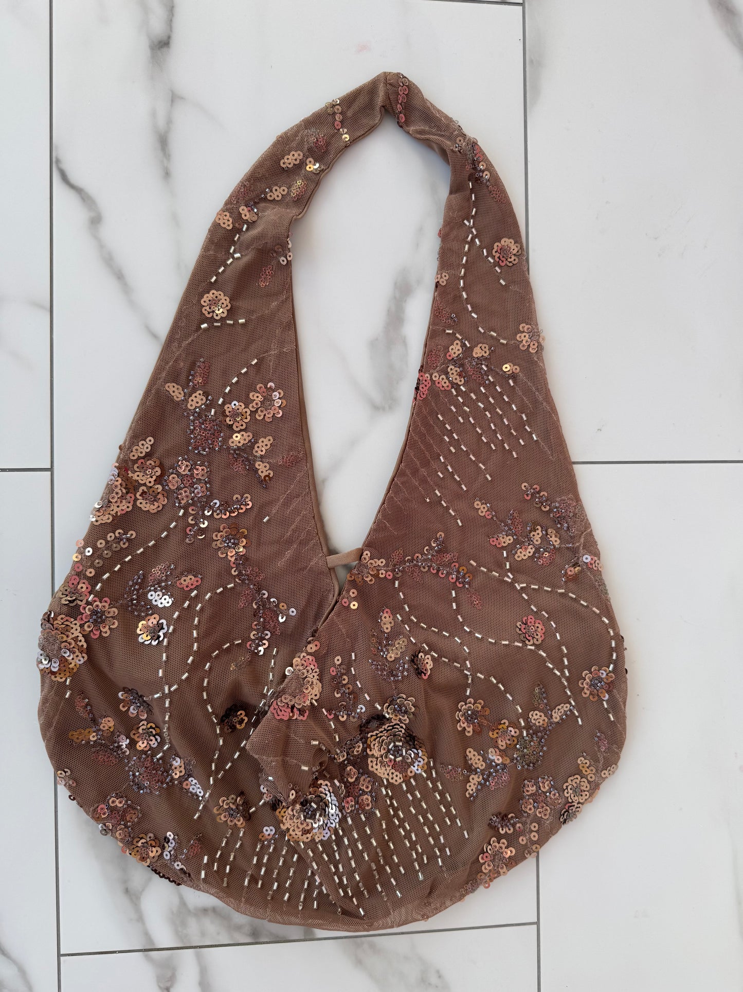 Fancy Sequins Halter top