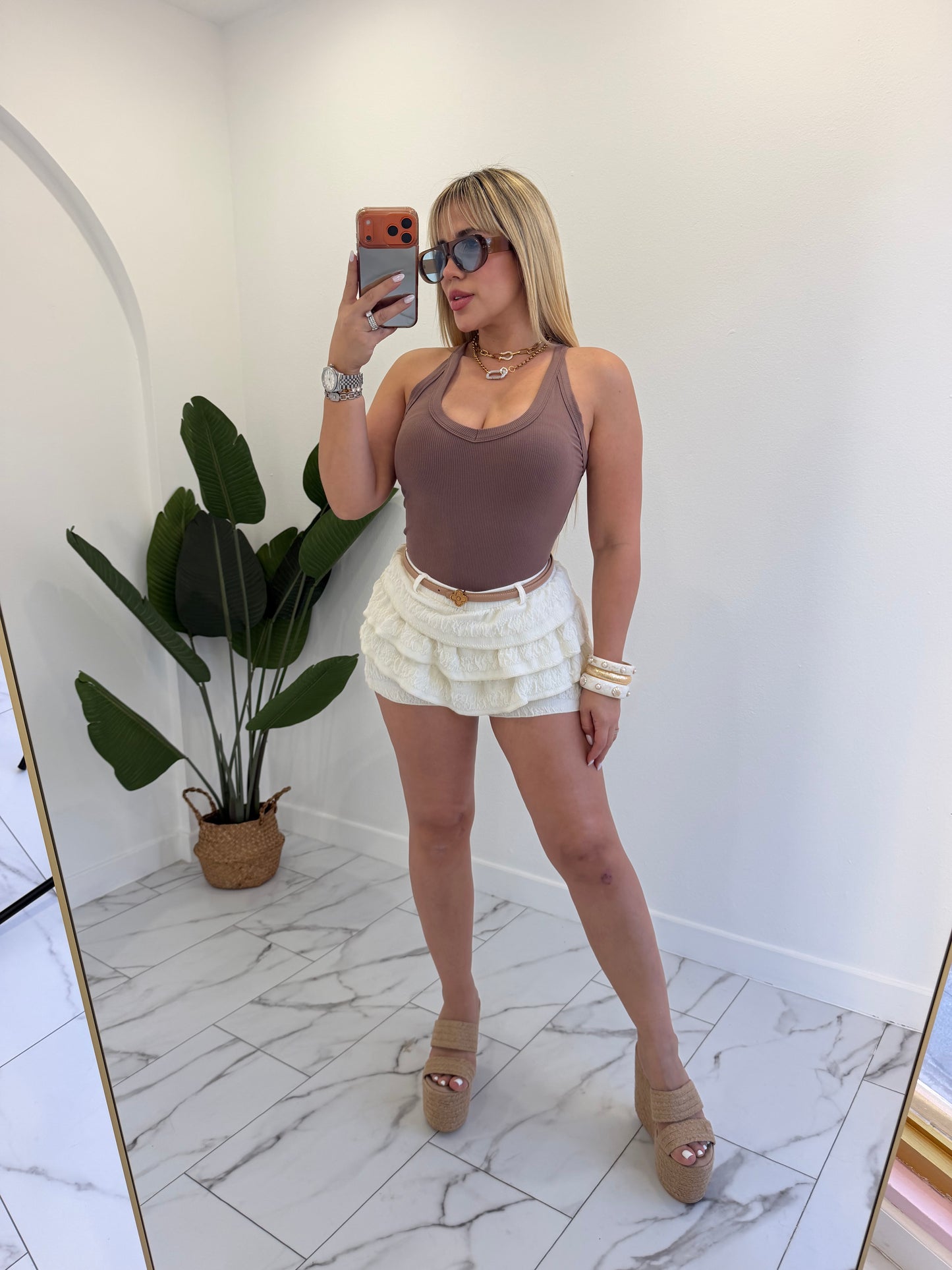 Coquette short crema