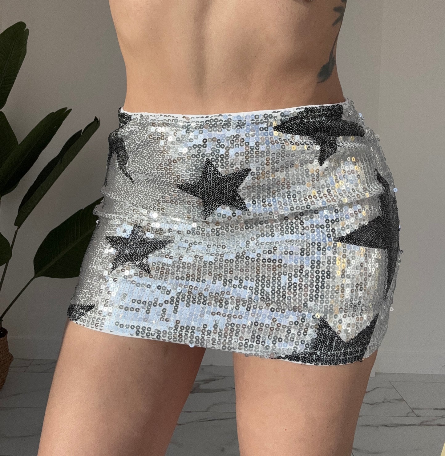Stars Sequins Skirt