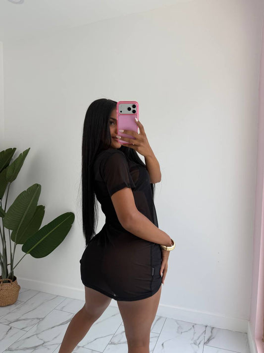 Mesh Dress oversize