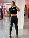 Leather sant pant size 1