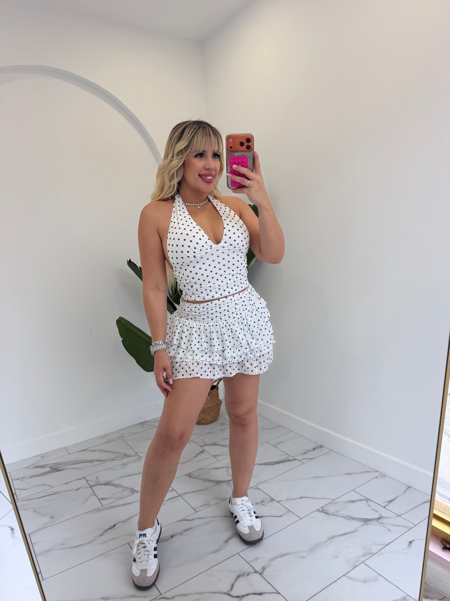 Polka Dot skort set