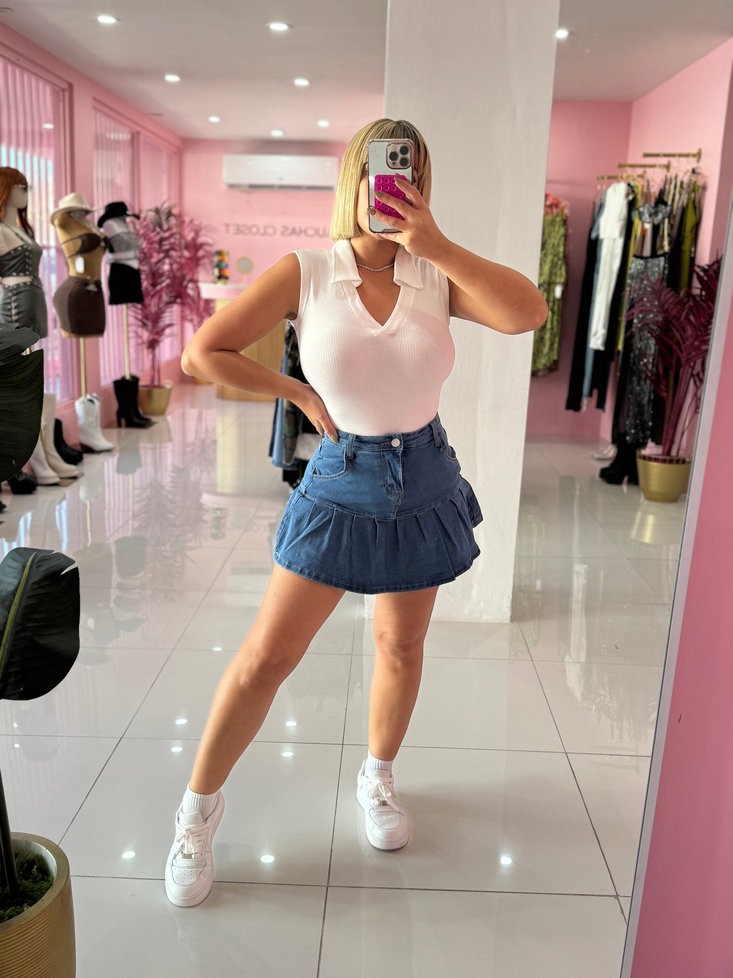 RBD Denim Skort